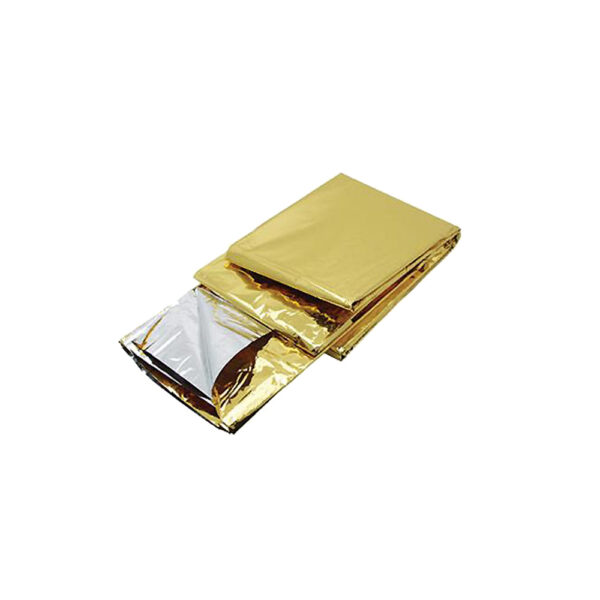 Manta oro-plata desechable